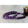 BRACELET BOULE 08MM AMÉTHYSTE BRÉSIL