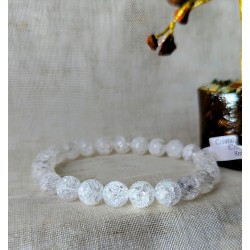 BRACELET BOULE 08MM CRISTAL DE ROCHE
