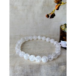 BRACELET BOULE 08MM CRISTAL DE ROCHE