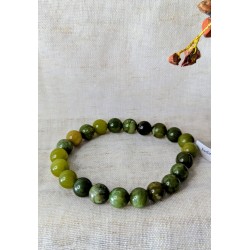 BRACELET BOULE 08MM JADE NÉPHRITE