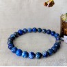 BRACELET BOULE 08MM LAPIS LAZULI