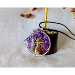 PENDENTIF ARBRE DE VIE AMÉTHYSTE