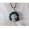 PENDENTIF ARBRE DE VIE AVENTURINE VERTE