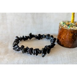 BRACELET BAROQUE OBSIDIENNE NOIRE