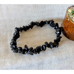 BRACELET BAROQUE OBSIDIENNE NOIRE