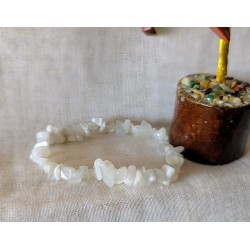 BRACELET BAROQUE PIERRE DE LUNE BEIGE