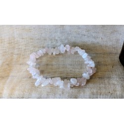 BRACELET BAROQUE QUARTZ ROSE