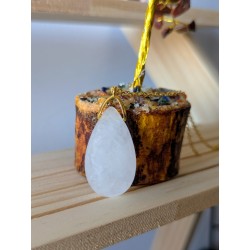Pendentif goutte-CRISTAL DE ROCHE