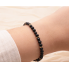 BRACELET HALO DORÉ ONYX